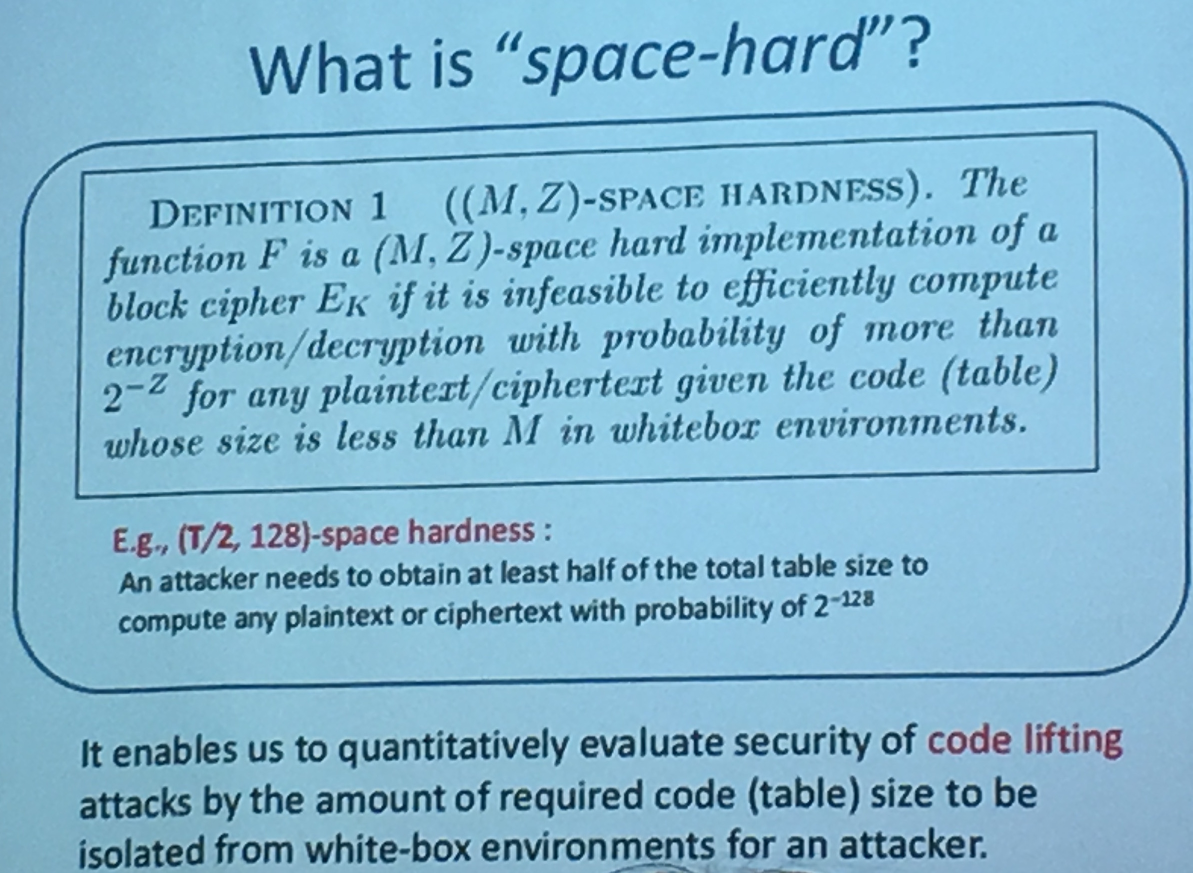 what is space hardness