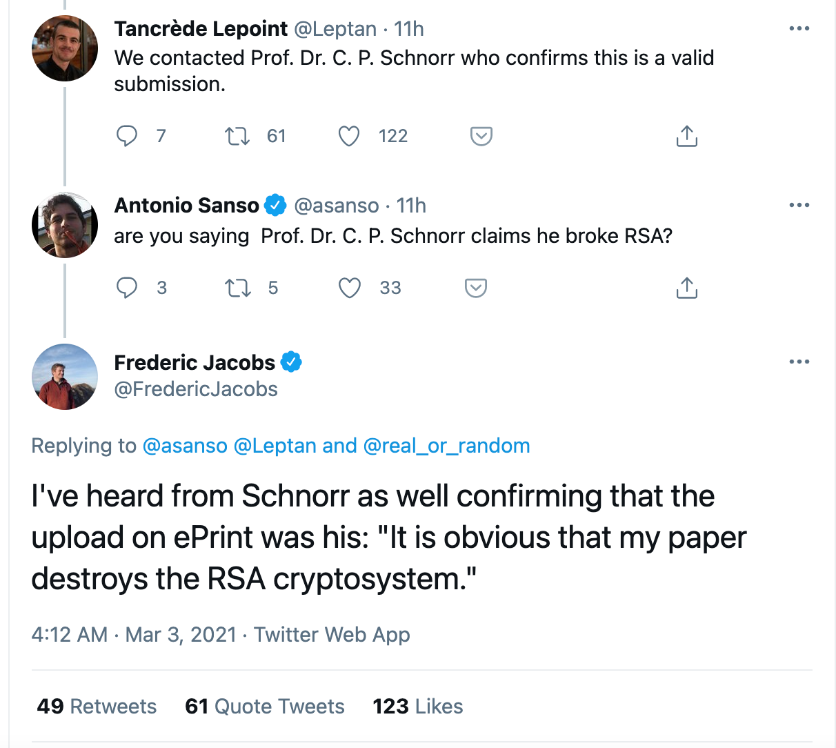 schnorr destroyes RSA